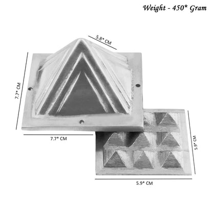 2-layer lead Vastu pyramid dimension and weight diagram