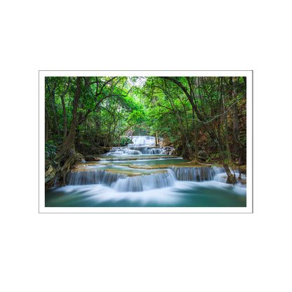 vastu mandir wall art, Waterfall Scenery for Vastu, vastu wall scenery art decoration, vastu home decoration, Waterfall Scenery