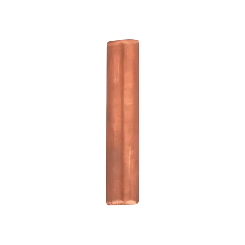 Copper round stud shown as a full product view with white space around it
