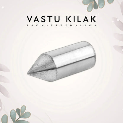 Short iron Kilak rod on a pale botanical background
