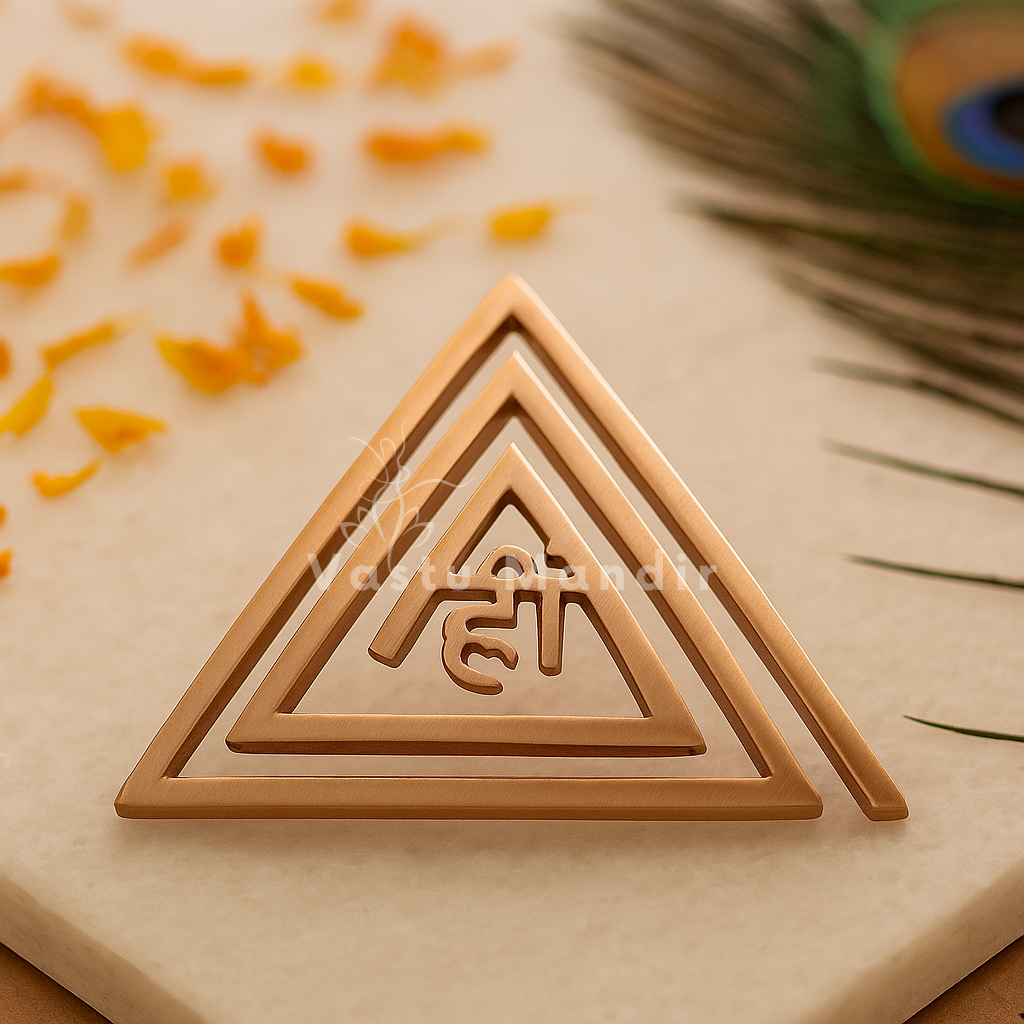 Copper Hii triangle helix shown from a second lifestyle angle
