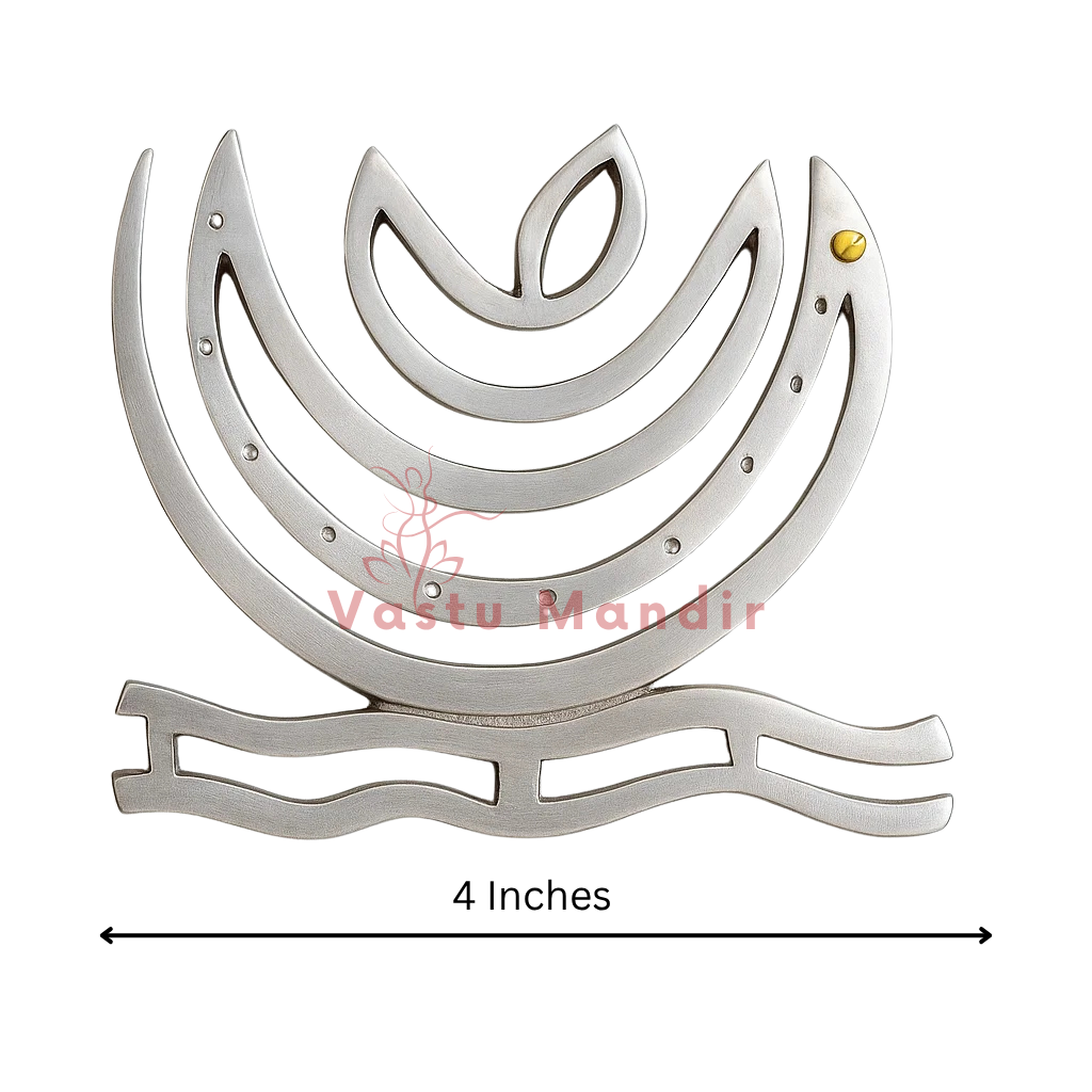 Zinc curved helix size graphic showing the 4-inch option