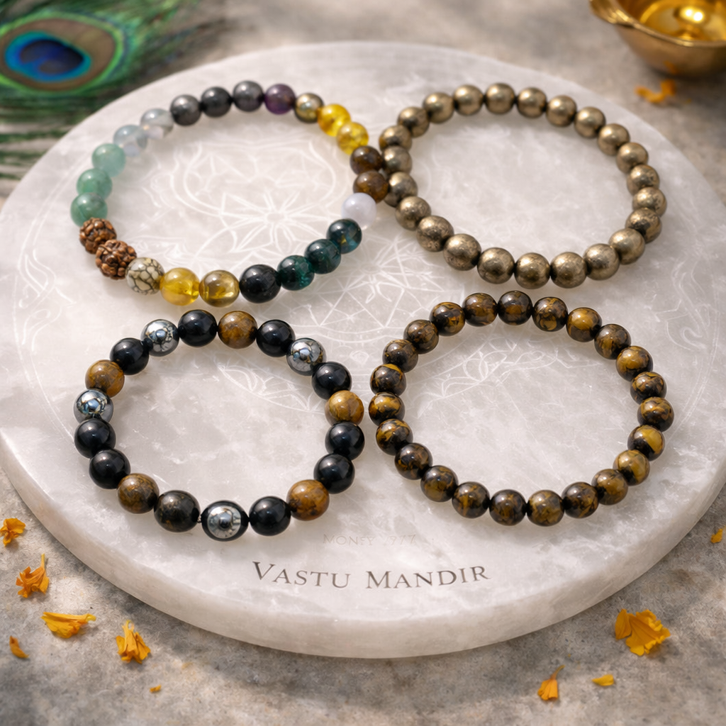 Vastu product combo displayed in a softly lit product setting