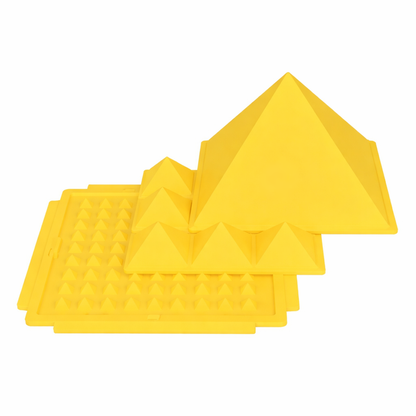 3-Layer Plastic Vastu Pyramid, three-layer – front-left angled view showing two pyramid faces