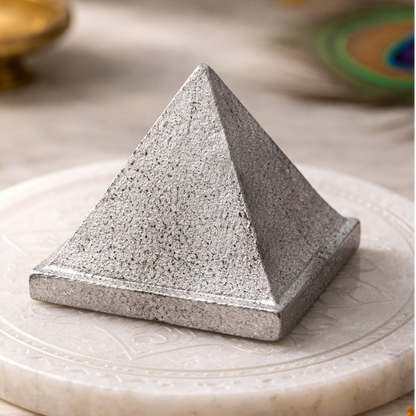 Solid Iron Metal Pyramid – main product view showing the complete pyramid