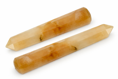 Yellow Rutile Vastu pencil on a white background