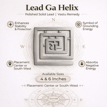 Lead Ga helix infographic showing features and 4- and 6-inch options
