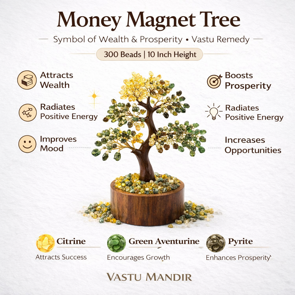 Money magnet money tree infographic summarising visible product features