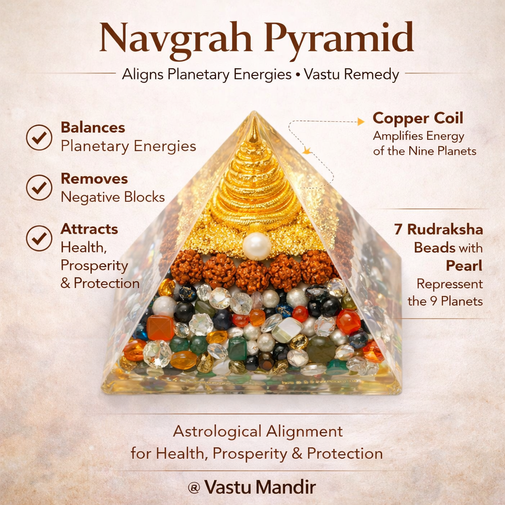 Navgrah Pyramid – front-right angled view showing the opposite side