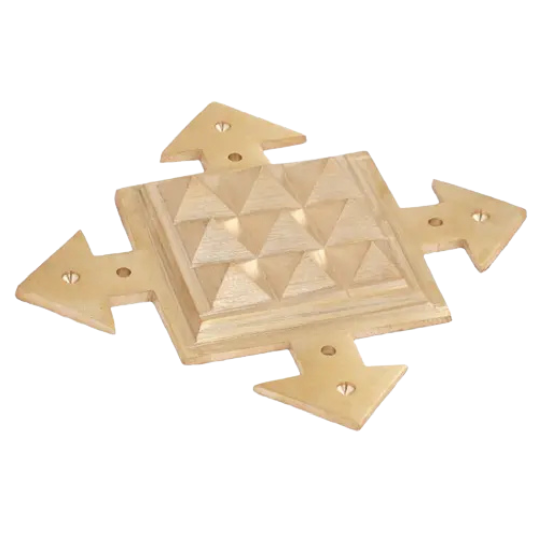 Brass pyramid arrow dimensions and size reference