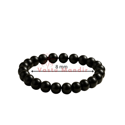 Natural shaligram crystal bracelet in another clear product photograph