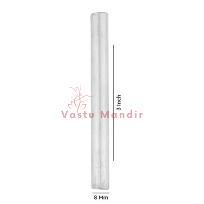 Stainless steel round stud in a close product view on white