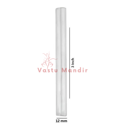 Vastu round stud dimension graphic showing 3-inch height and 12 mm diameter