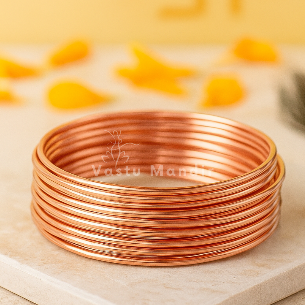 Pure copper wire arranged in a styled spiritual setting
