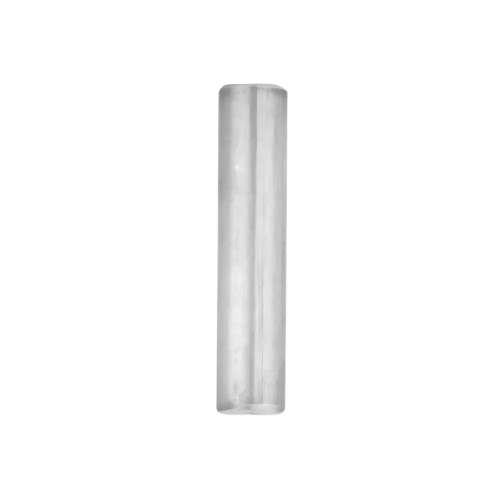 Single short stainless steel round stud shown upright on a white background