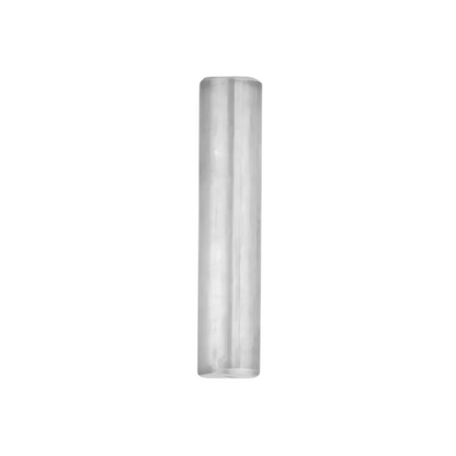 Single short stainless steel round stud shown upright on a white background