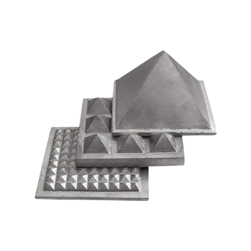 3-Layer Zinc Vastu Pyramid – Vastu Remedy for North-East Health & Energy |  7.6 cm | 500 g