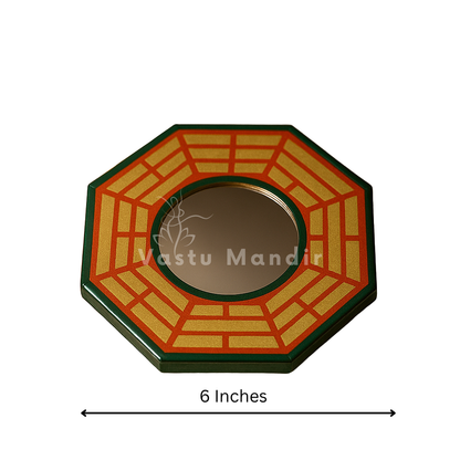 Pakua mirror on a clean white background