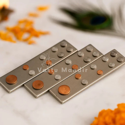 Devta div metal plates displayed in a softly lit product setting