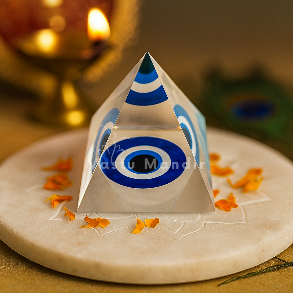 Nazar Raksha (Evil Eye) Pyramid – main product view showing the complete pyramid