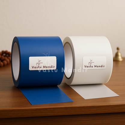 Vastu waterproof multicolor tape presented against a dark decorative backdrop