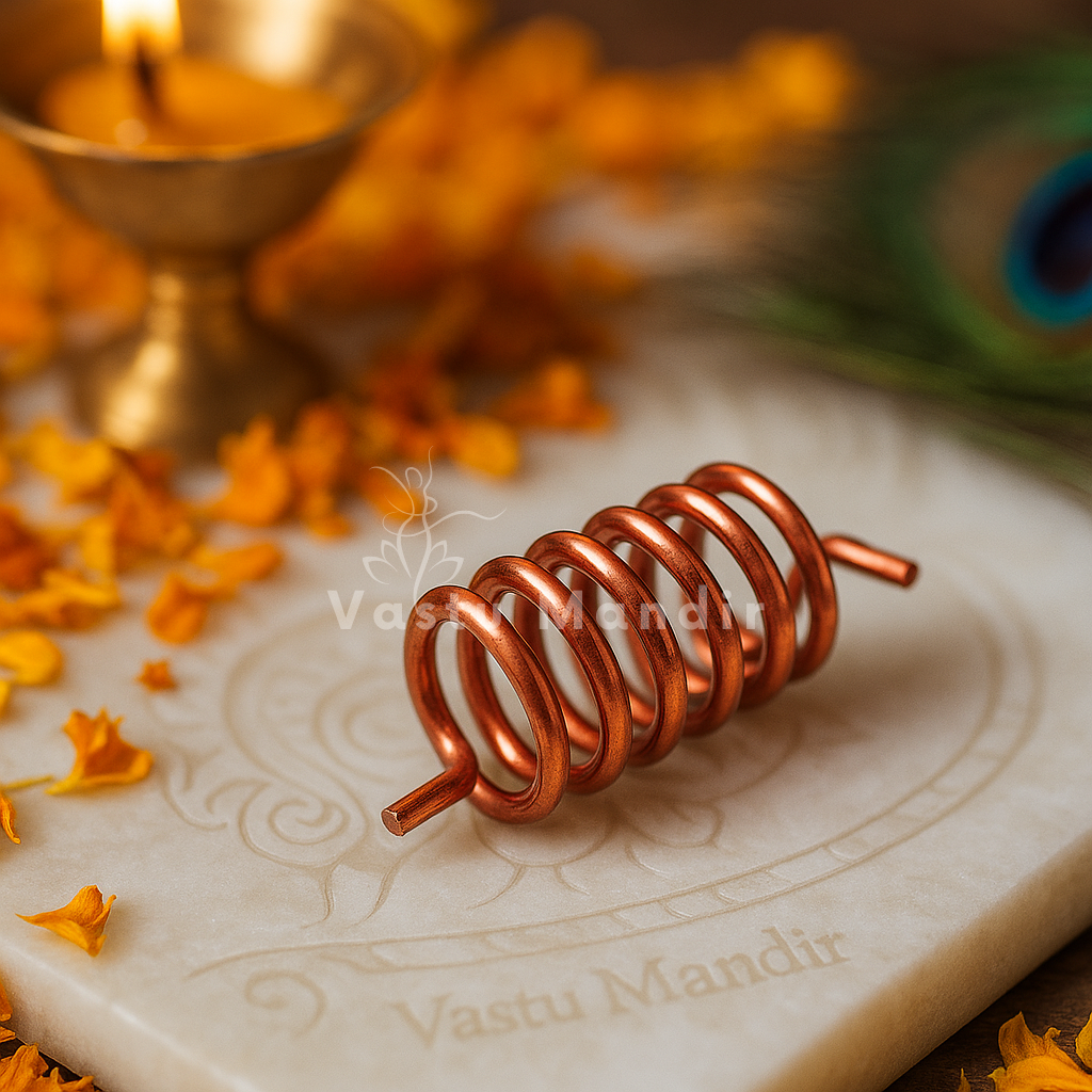 Copper Vastu spring shown from a second sacred lifestyle angle