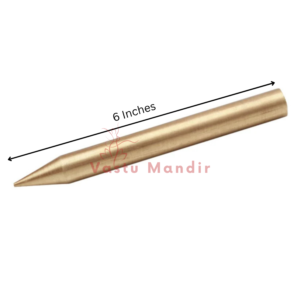 Brass Kilak size graphic showing the 6-inch option