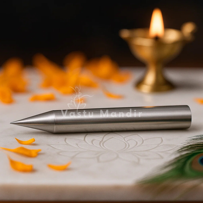 Stainless steel Kilak rod shown from a second sacred lifestyle angle
