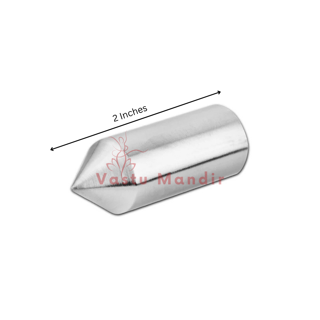 Stainless steel Kilak size graphic showing the 2-inch option