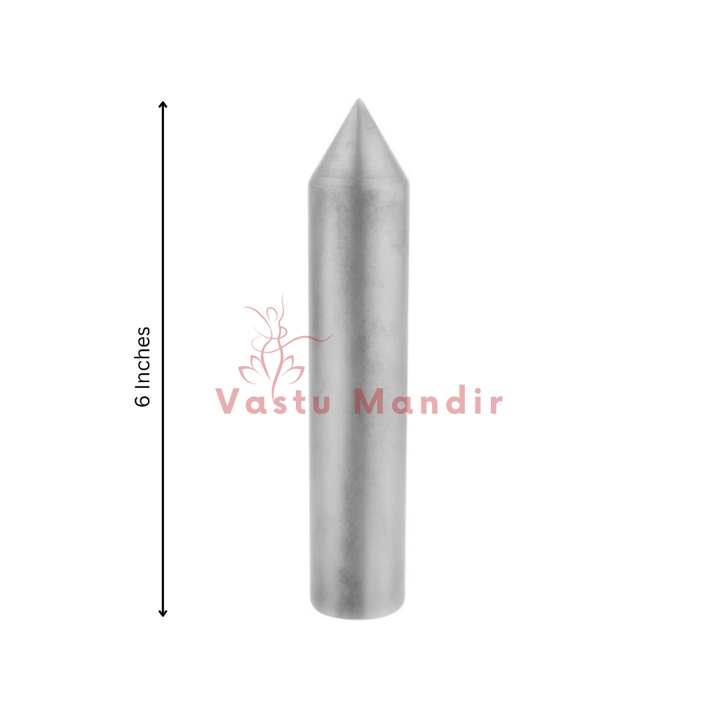 Stainless steel Kilak size graphic showing the 6-inch option
