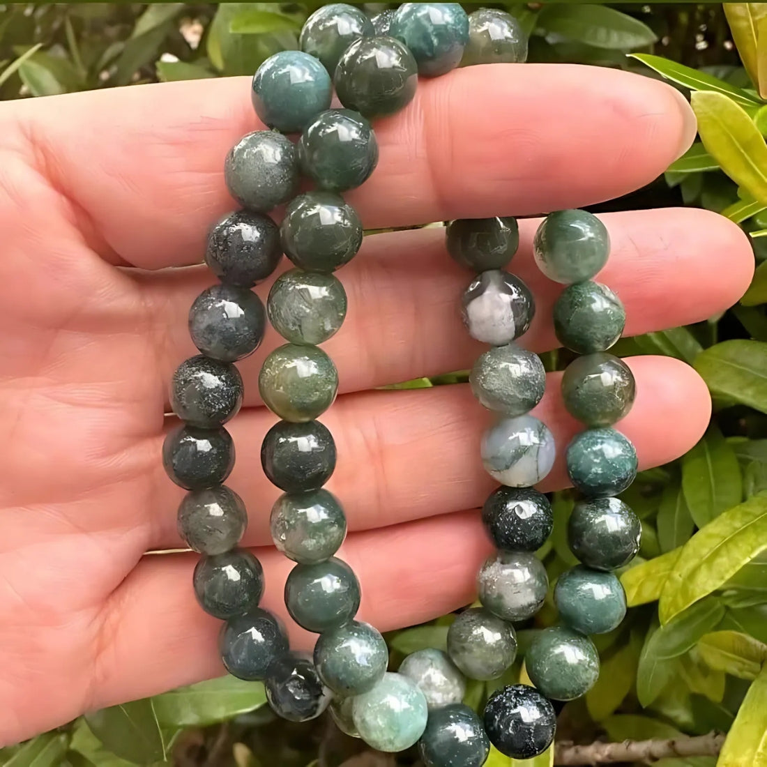 moss agate bracelet, bracelet for protection, vastu mandir moss agate bracelet, crystal stone bracelet, bracelet for vastu, luxury crystal bracelet, modern bracelet