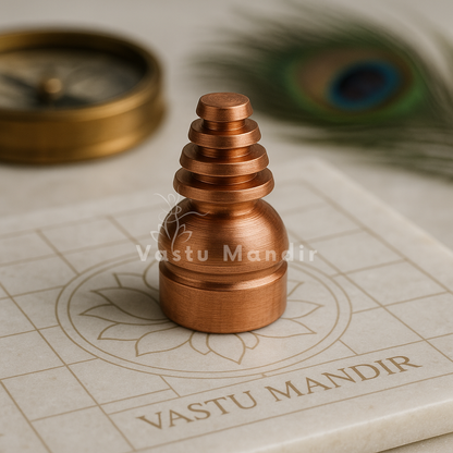 Copper cone stud shown from a second sacred lifestyle angle