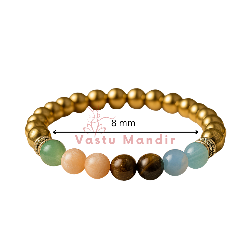 Career-themed crystal bracelet centred in a clean product photograph