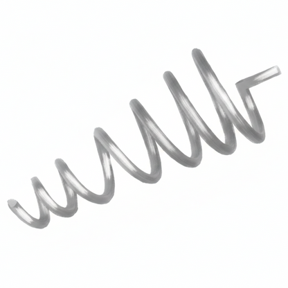 Aluminium Vastu spring shown from the opposite orientation on white