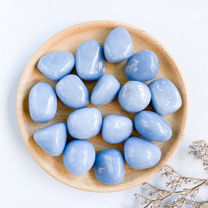 ANGELITE, crystal stone, Gemstone, vastu stone, Real Gemstone