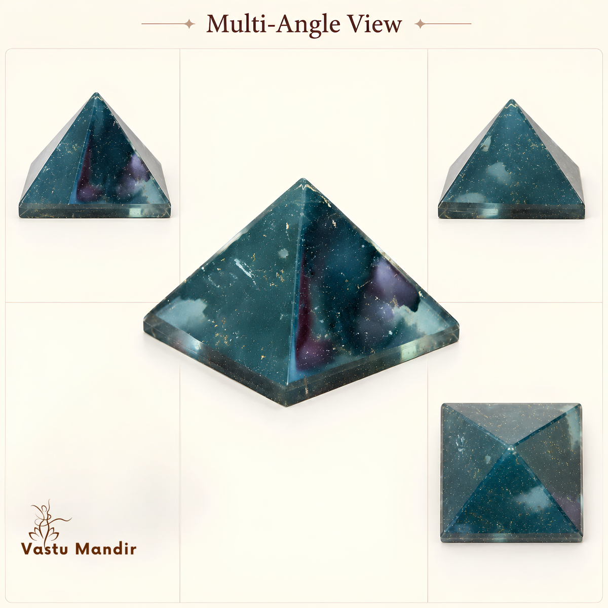 Black Tourmaline Orgone Pyramid, orgonite – additional gallery view number 17