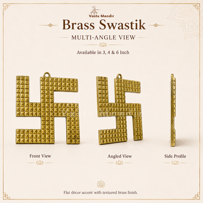 Brass pyramid swastik size and dimensions reference