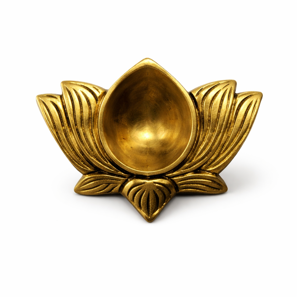Vastu Pooja Lamp on a white background