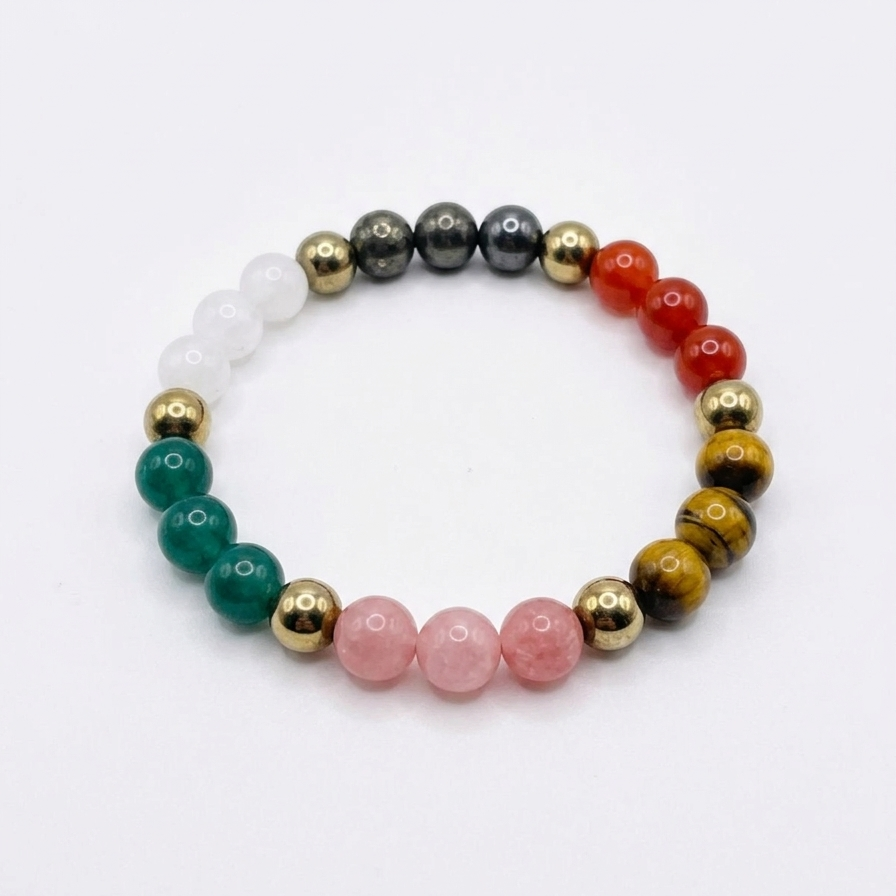 Dhan Vriddhi Natural Bracelet on a white background
