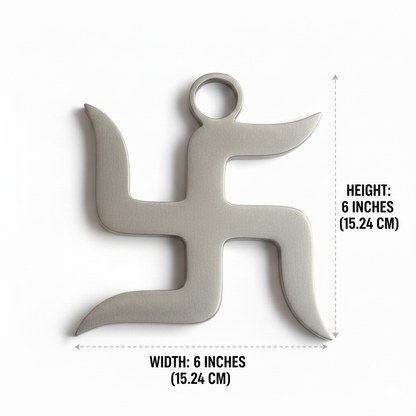 Zinc Swastik in a close product view on white