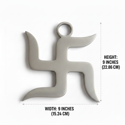 Zinc Swastik showing its form against a plain white background