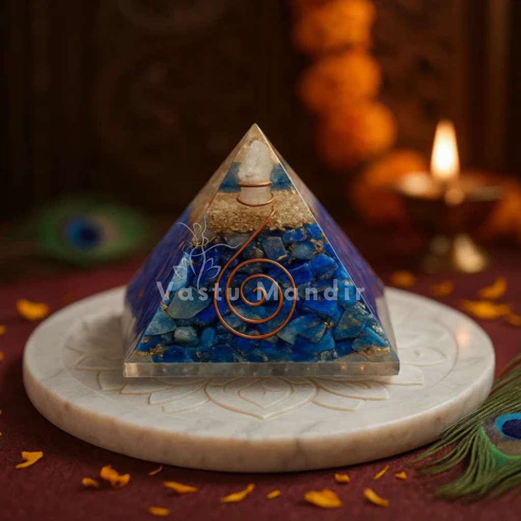 Lapis Lazuli Orgonite Pyramid