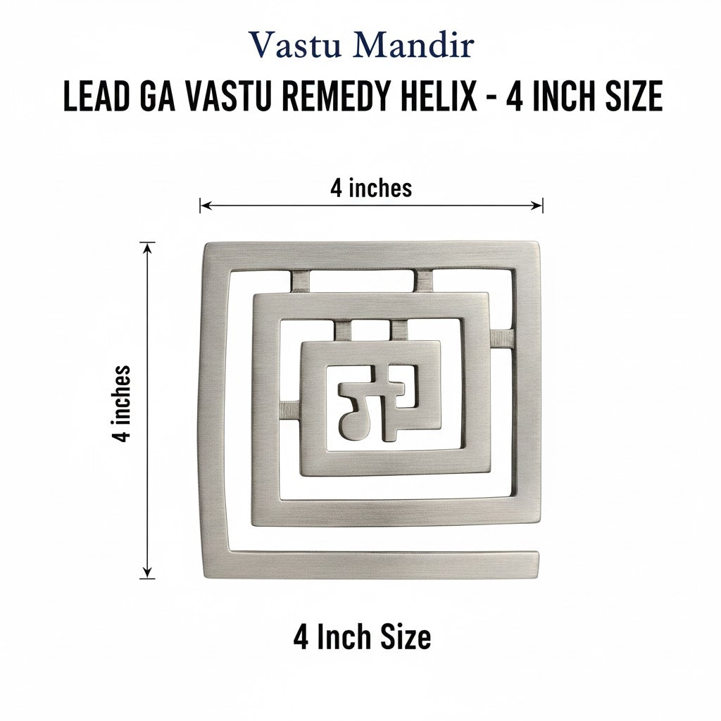 Lead Ga helix dimension graphic showing the 4-inch option
