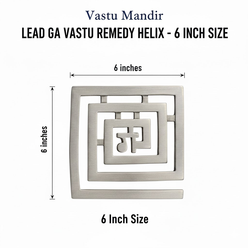 Lead Ga helix dimension graphic showing the 6-inch option