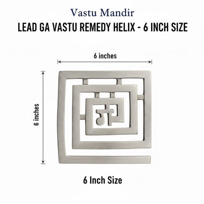 Lead Ga helix dimension graphic showing the 6-inch option