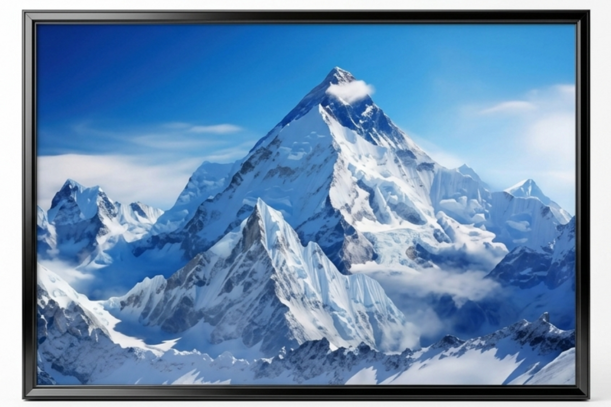 Mountain Wall Art — (Framed)