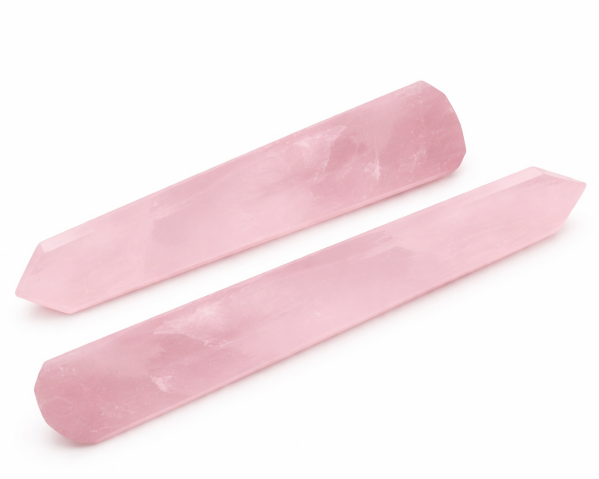 Rose Quartz Vastu Pencil on a white background