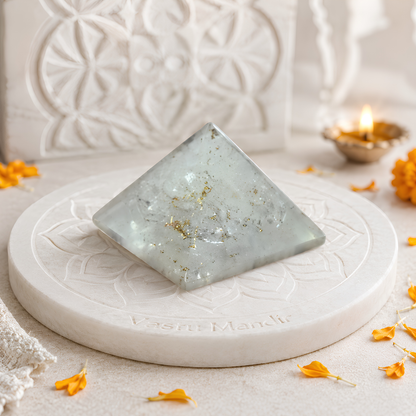 Natural Selenite Pyramid, selenite crystal – additional gallery view number 13