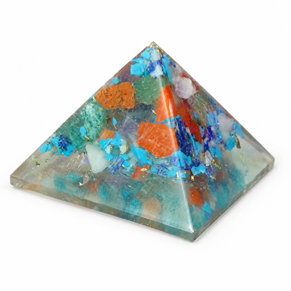 Seven Chakra Orgone Pyramid Layered Grid, orgonite – additional gallery view number 17