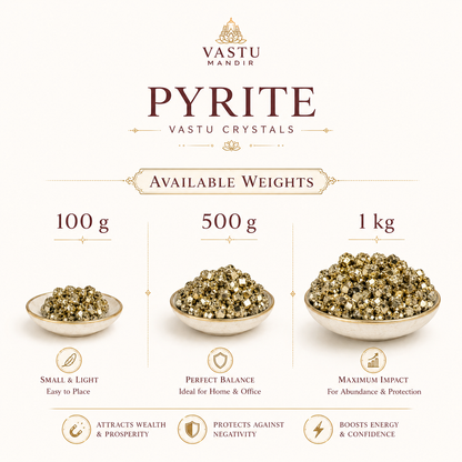 Natural Silver Pyrite Raw Stone – Vastu Remedy for Prosperity & Protection | Ideal for Business Displays | 1 kg